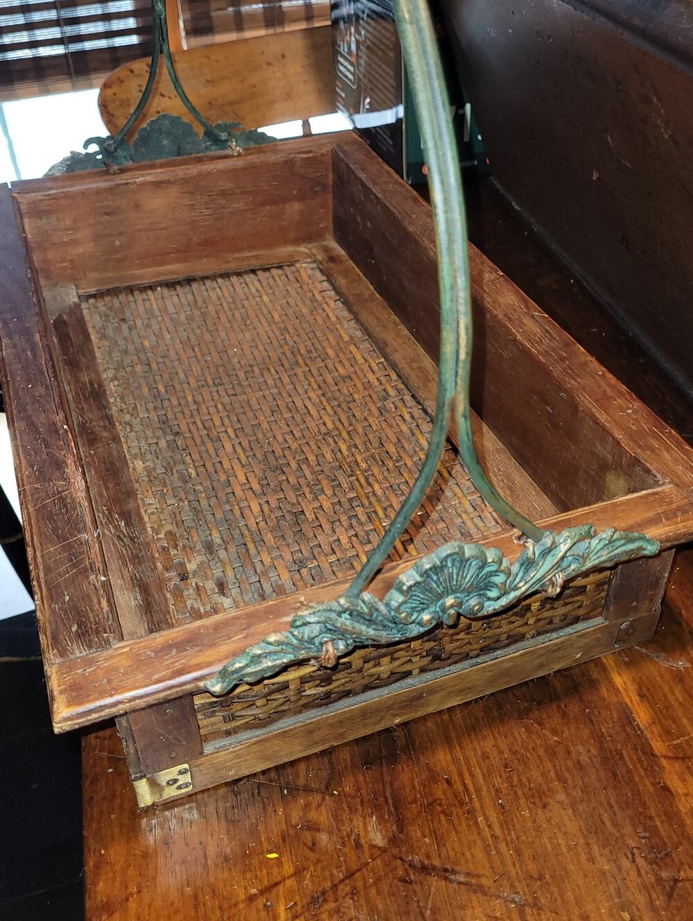 Vintage Wooden Tray - Picture 8 of 13